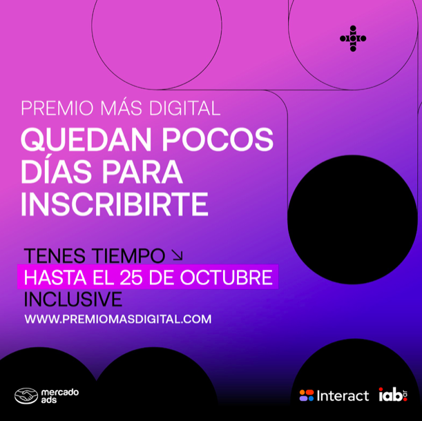 Premio +Digital extiende la inscripción hasta el 25 de octubre